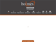 Tablet Screenshot of holmesbydesign.com